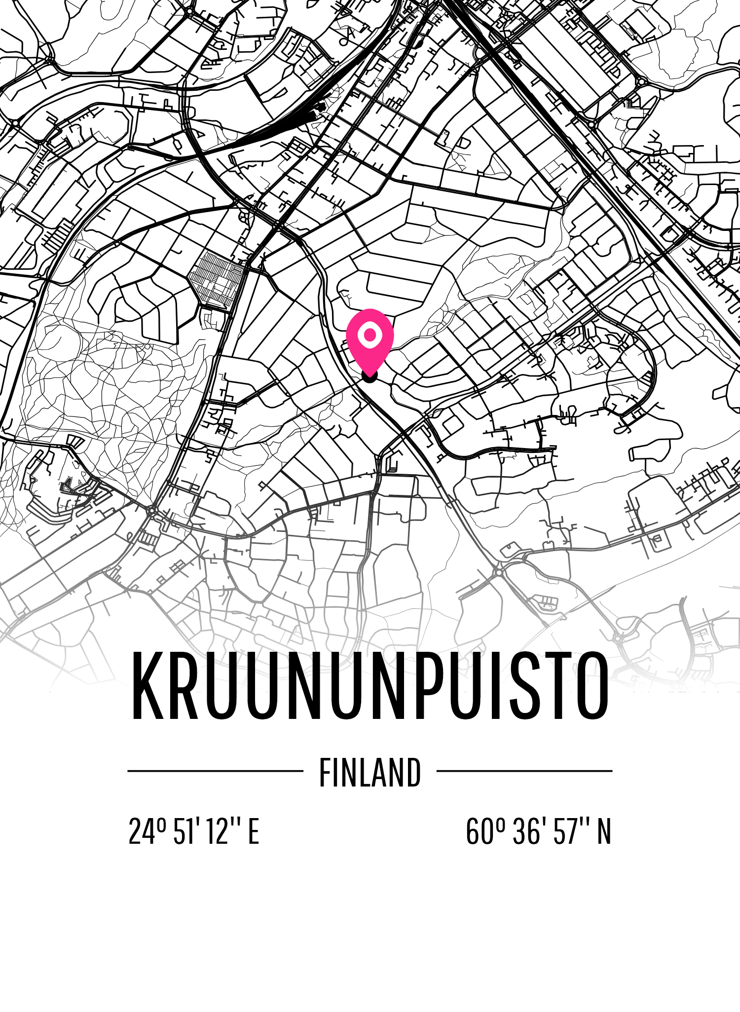 Map of Kruununpuisto