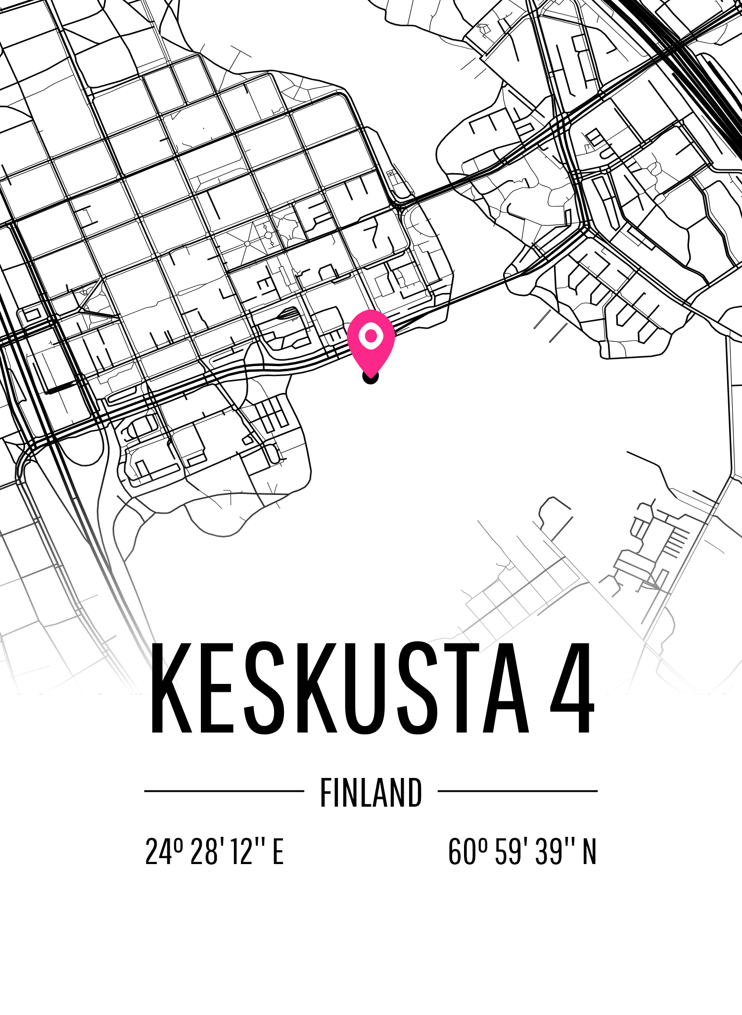 Map of Keskusta 4
