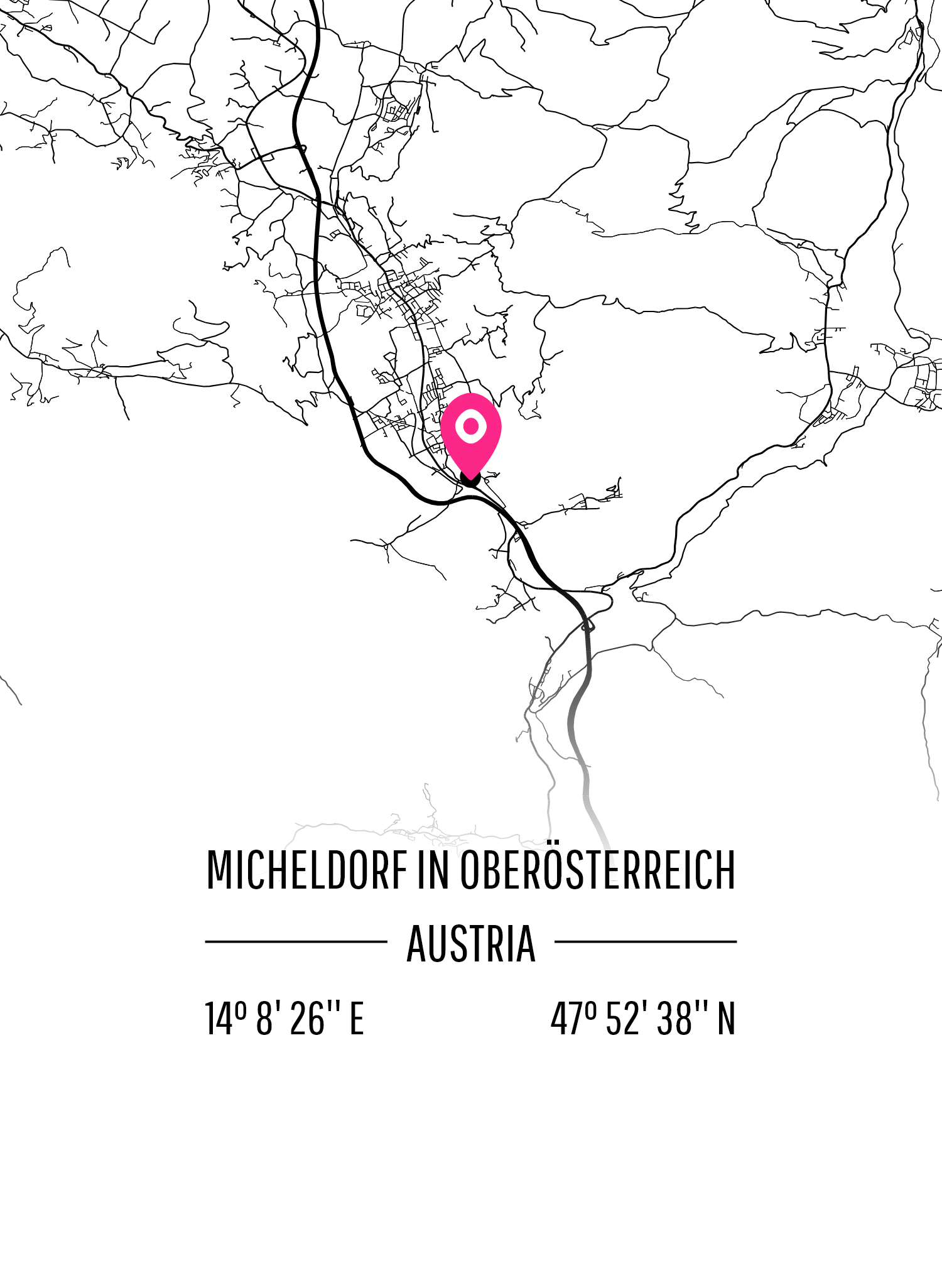 Map of Micheldorf In Oberösterreich