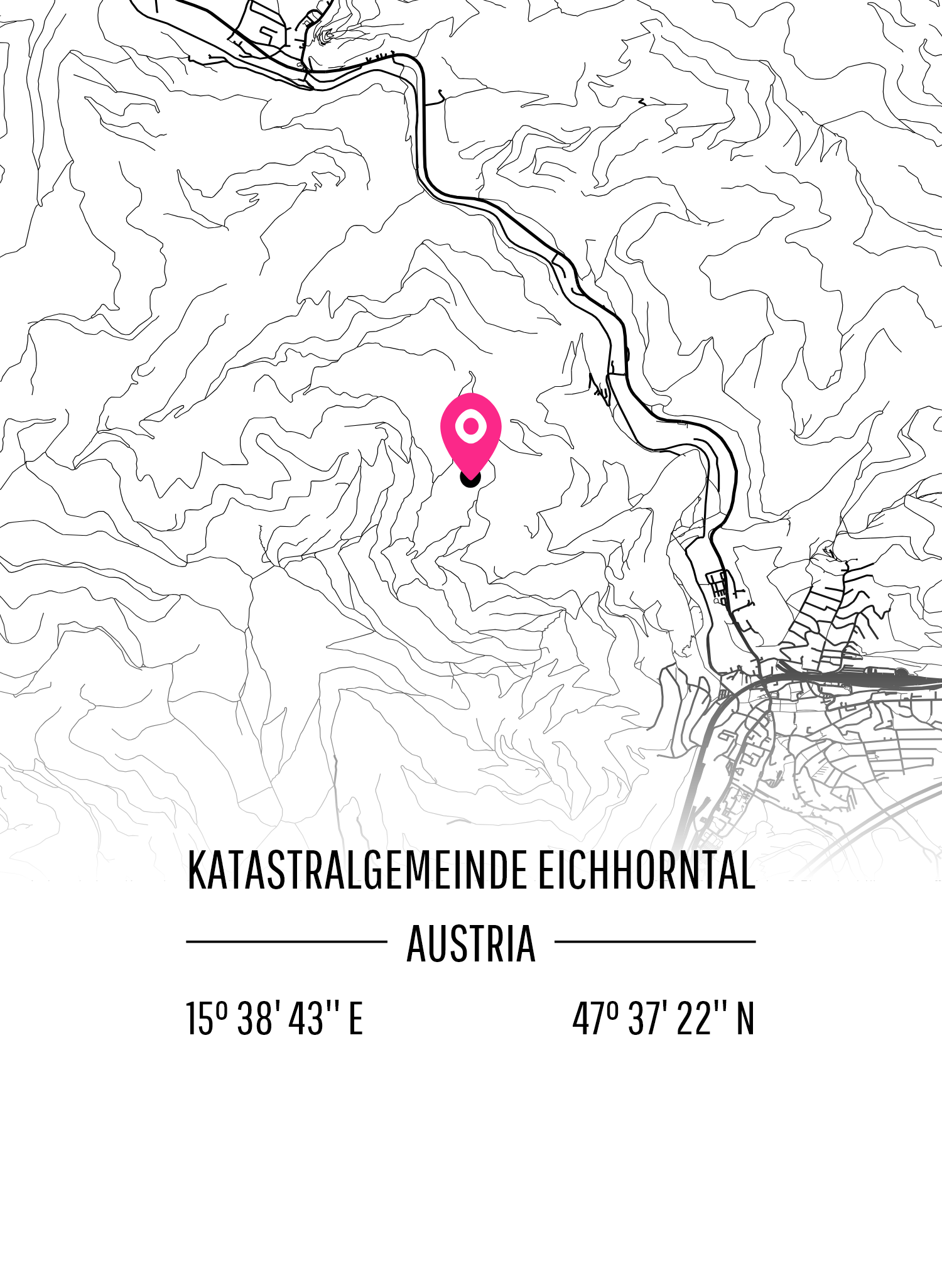 Map of Katastralgemeinde Eichhorntal