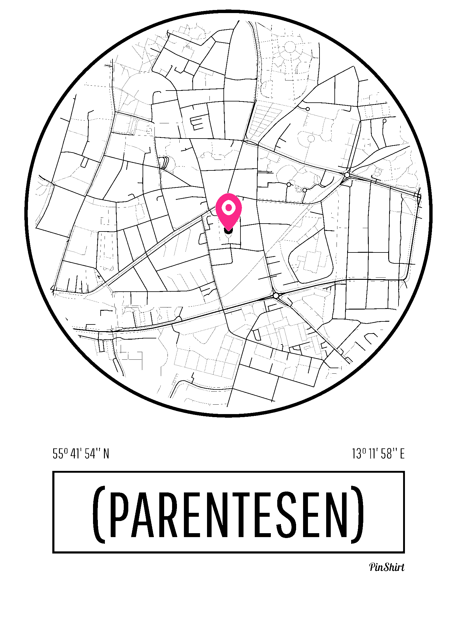 Map of (Parentesen)